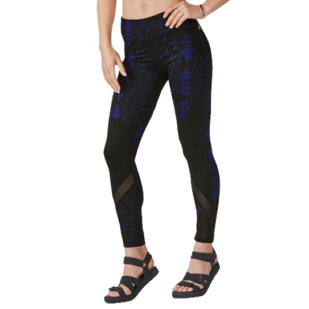 Fabletics Clover Legging in Ink Tye Dye Print